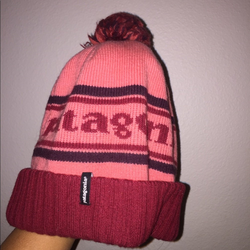 Pink Patagonia Winter Hat
